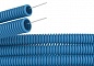Труба ППЛ гофрированная d32мм тяжелая с протяжкой (25 м) синяя